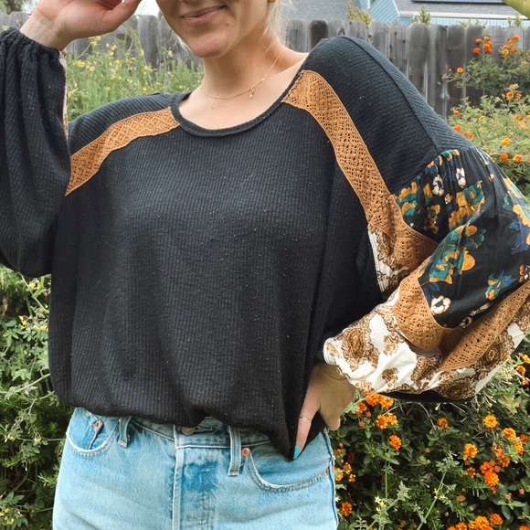 Boho Free People Blouse - Picture 2 of 4